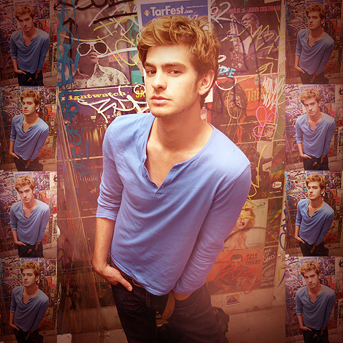 Andrew blue shirt